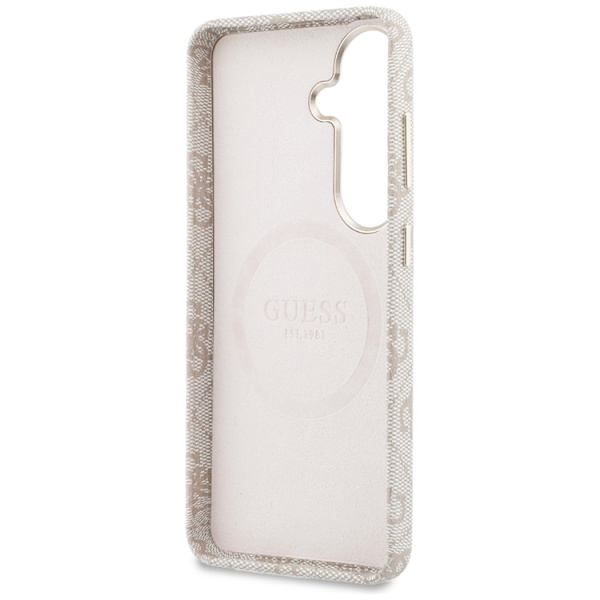 Guess Mobilskal För Galaxy S26 MagSafe 4G Script - Rosa Rosa