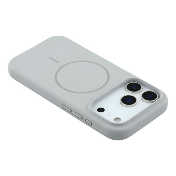 X-LEVEL Mobilskal till iPhone 17 Pro MagSafe Flytande Silikon Grå
