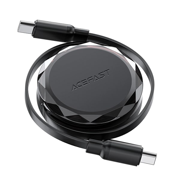 Acefast Retractable C13-03 USB-C - USB-C 60W Kabel Black