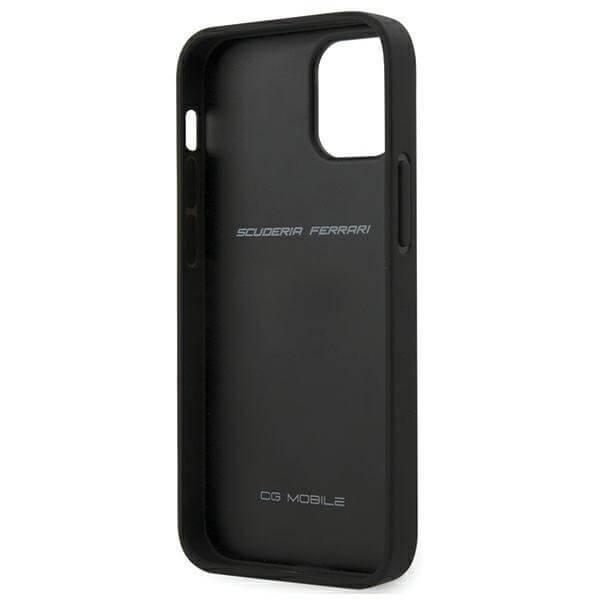 Ferrari Case skal iPhone 12 mini 5,4" OnTrack PU Carbon - Svart Black