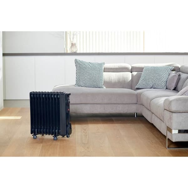 BLACK+DECK Oljefyllt element 2000W Svart