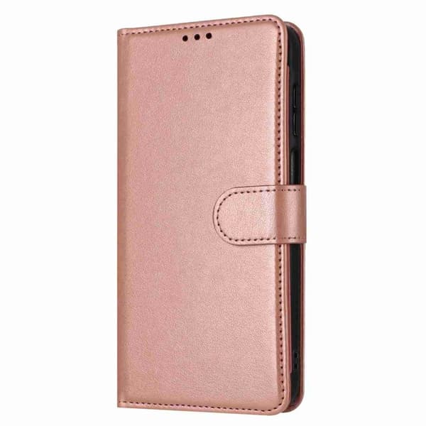Oppo Find X9 Pro 5G Ställ Plånboksfodral Konstläder - Roséguld
