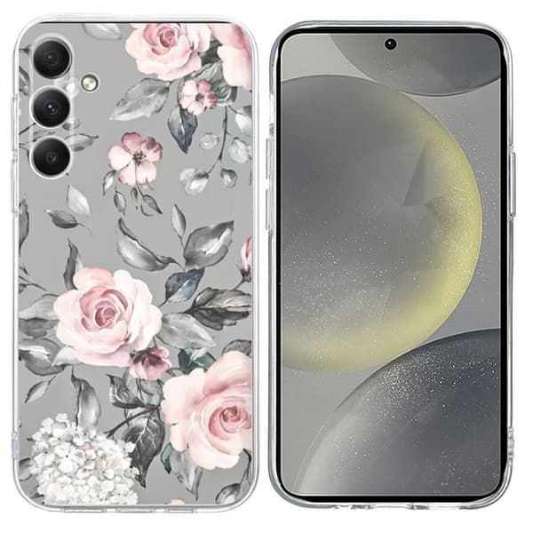 Mobilskal för Samsung Galaxy S26 Mönstertryck Stöttålig TPU - Grå