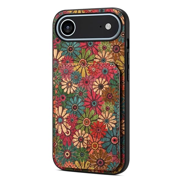 Mobilskal till iPhone Air Korthållare Blommor - Vår / Grön Grön