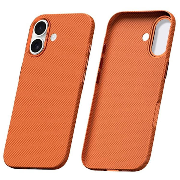 SULADA Mobilskal till iPhone 17 Grid TextuRöd Orange