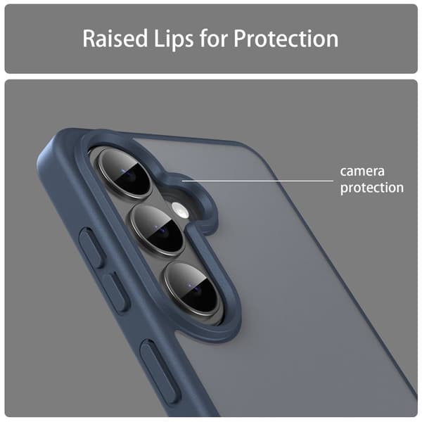 Samsung Galaxy S26 Skal Touch Matte Anti Drop TPU Plast - Blå
