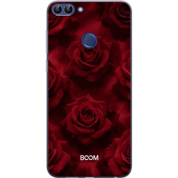 Mobilskal till Huawei P smart med Crimson Rose