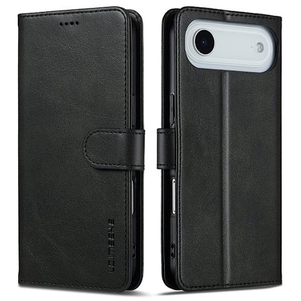 LC.IMEEKE iPhone Air Plånboksfodral Konstläder - Svart