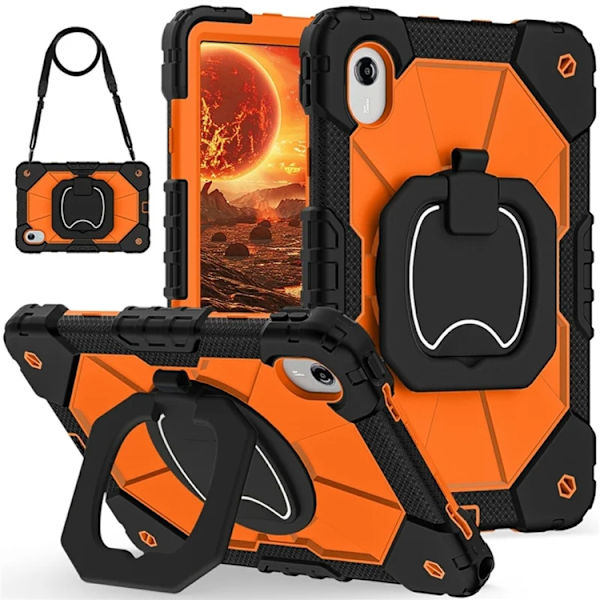 Lenovo M11/Idea Tab Mobilskal Silikon Kickstand Orange