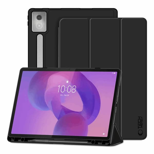 Tech-Protect Lenovo Idea Tab Pro Etui Smart - Sort Svart