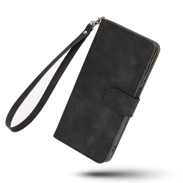 Skin Touch lompakkokotelo Oneplus 8T:lle - musta Black