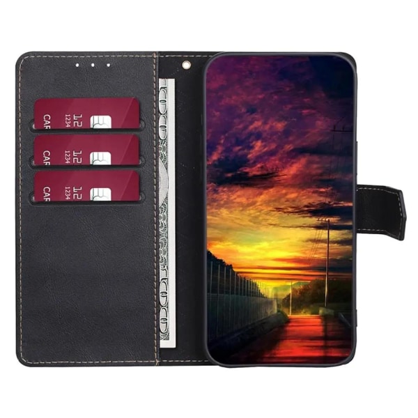 Sony Xperia 5 IV -lompakkokotelo - musta