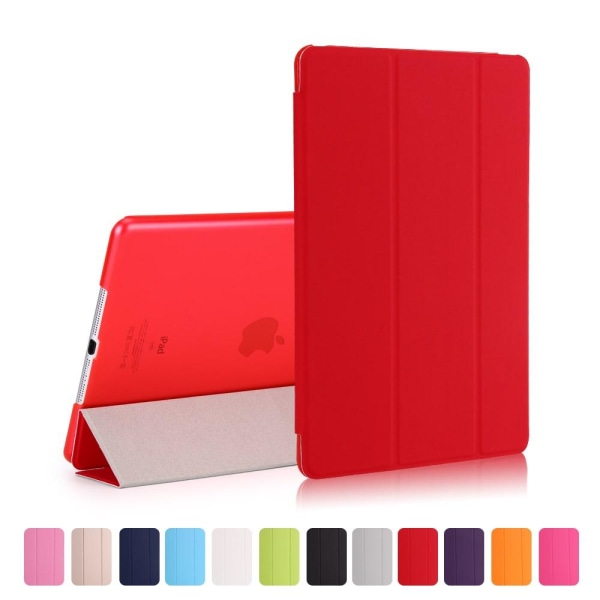 Tri-fold cover til iPad 9.7 2017. Rød Red