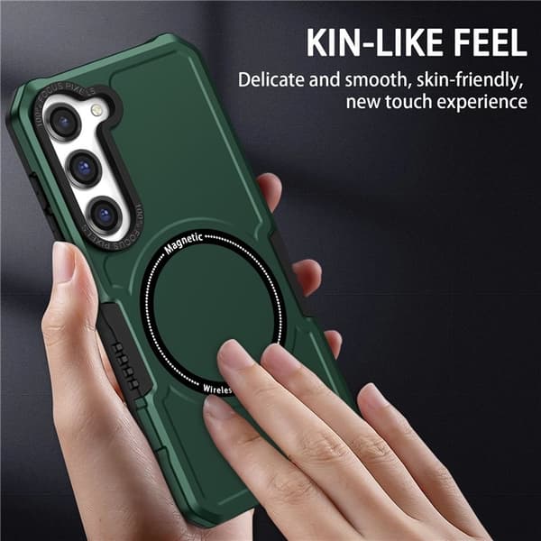 Galaxy S23 Plus Skal Magsafe Anti Drop - Grön Grön