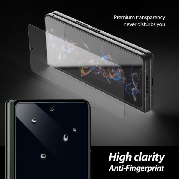 Whitestone 2-pack Galaxy Z Fold 4 karkaistu lasi näytönsuoja EZ