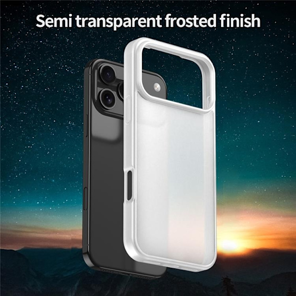 Mobilskal till iPhone 17 Pro Skin Touch Matte - Vit Vit