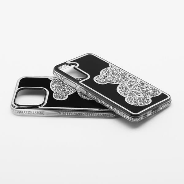 Telefontaske til Galaxy A15 4G/5G Bamse - Sølv Silver