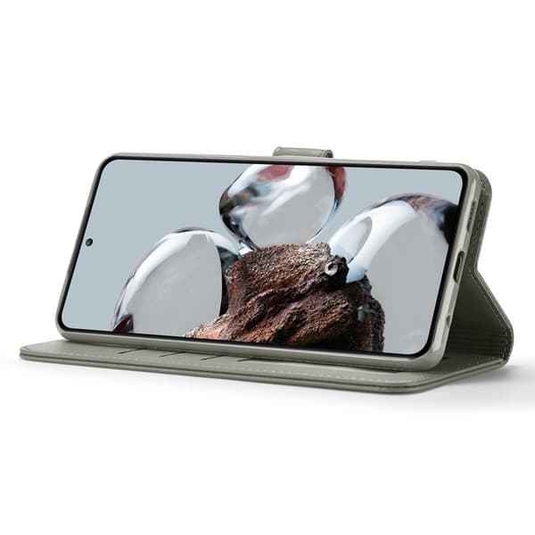 LC.IMEEKE Xiaomi 12T 5G Plånboksfodral Konstläder - Grå