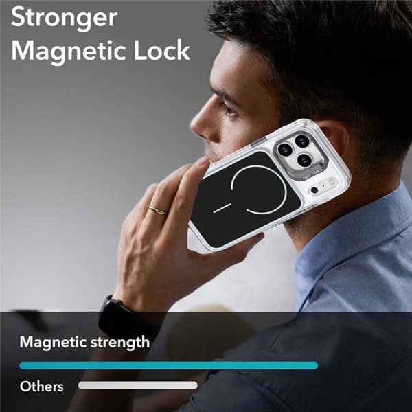 Mobilskal till iPhone 17 Pro Max MagSafe Lens Kickstand TPU + PC Svart
