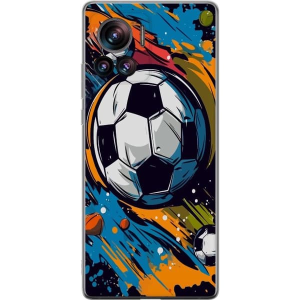 Mobilcover til Motorola Edge 30 Ultra med Fodbolde