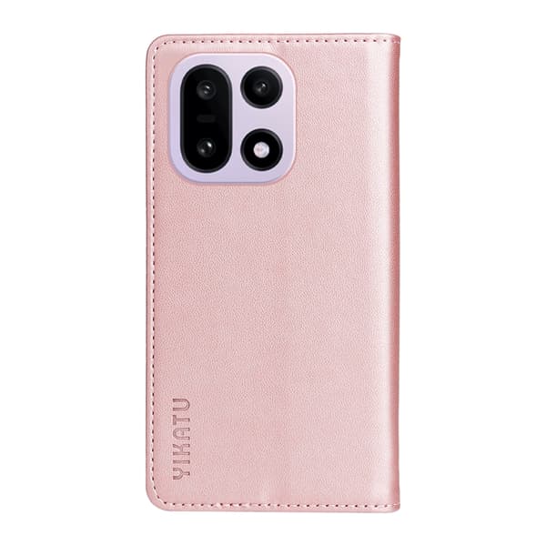 YIKATU OnePlus 15 Plånboksfodral Closure Konstläder Roséguld