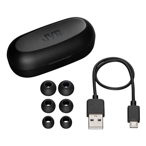 JVC Hovedtelefoner In-Ear True Wireless Gumy HA-A7T Sort Black
