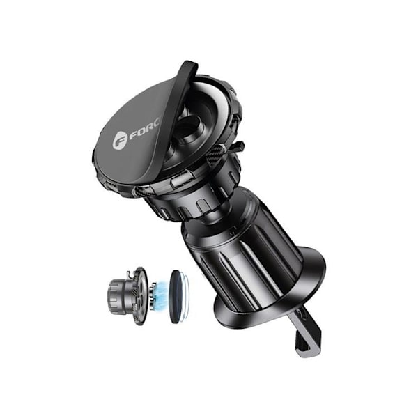 Forcell Magnetisk Bilholder Til Luftventil MagElite F-Grip - Sort Black