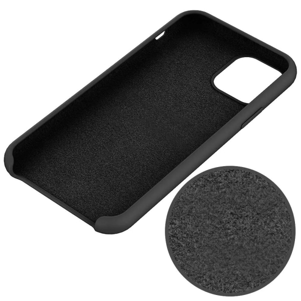 SiGN iPhone 12 Pro Max Case nestemäinen silikoni - musta