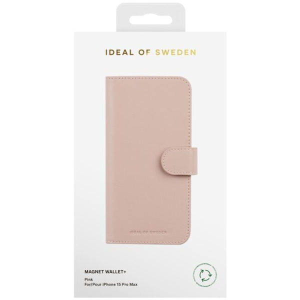 Ideal Of Sweden iPhone 15 Pro Max Plånboksfodral - Rosa