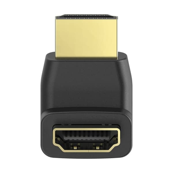 HAMA Adapter Hdmi 90 Grader Gold Svart