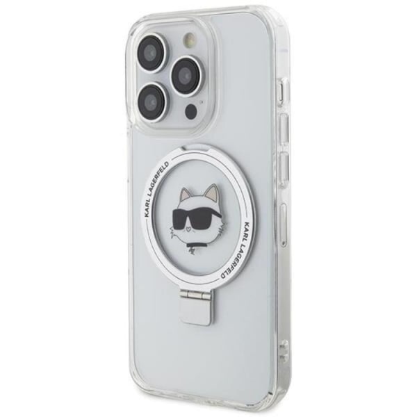 KARL LAGERFELD iPhone 15 Pro Max Mobilskal MagSafe Ringställ Cho