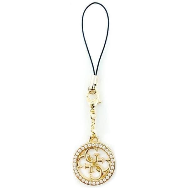Guess Mobilrem 4G Rhinestone Charm - Guld