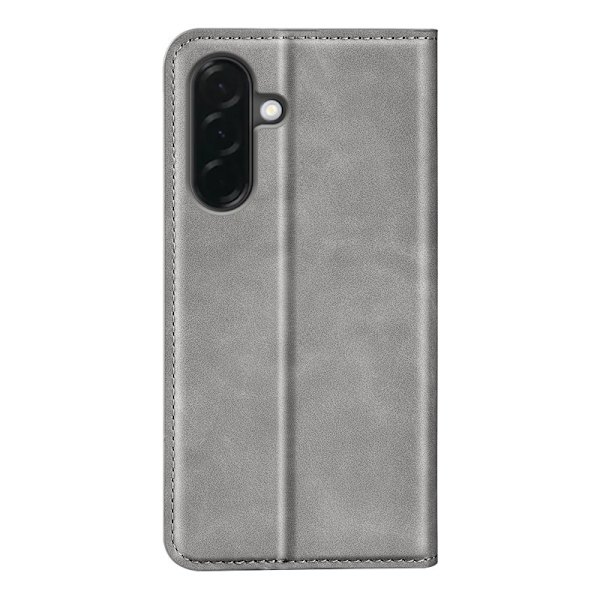 Samsung Galaxy A37 Plånboksfodral Konstläder - Grå