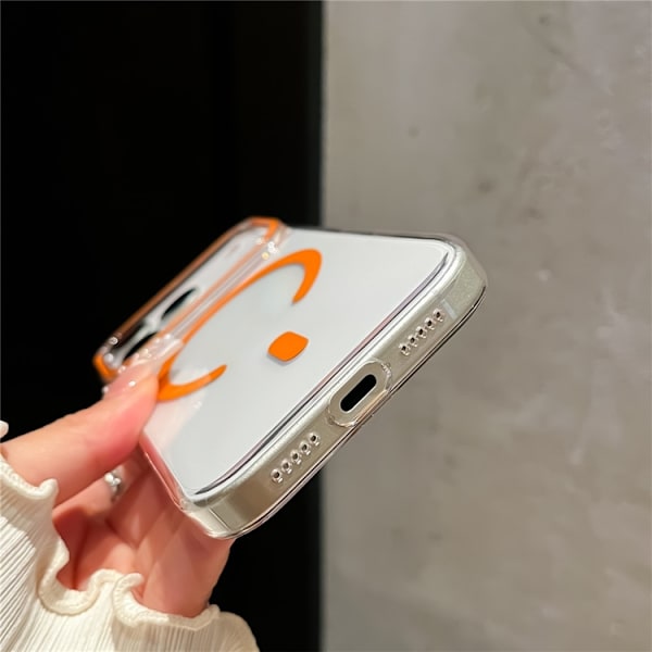 Mobilskal till iPhone 17 Pro MagSafe TPU + PC - Grå Grå