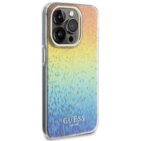 Guess iPhone 15 Pro Mobilskal IML Mirror Disco Iridescent