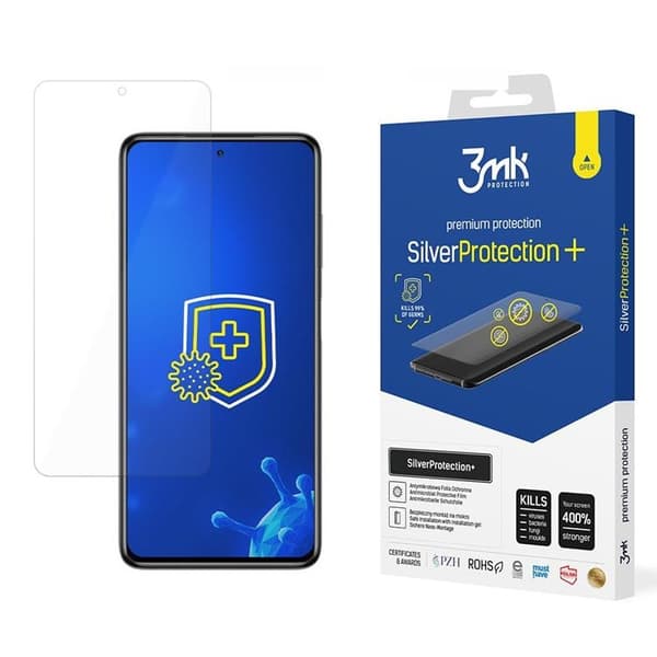 3MK Silver Protection Plus Karkaistu Lasi Näytönsuoja Xiaomi Poco X3 Silver