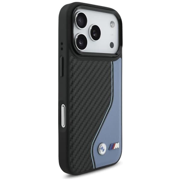 BMW Mobilskal till iPhone 17 Pro MagSafe M Carbon Logo - Blå Blå