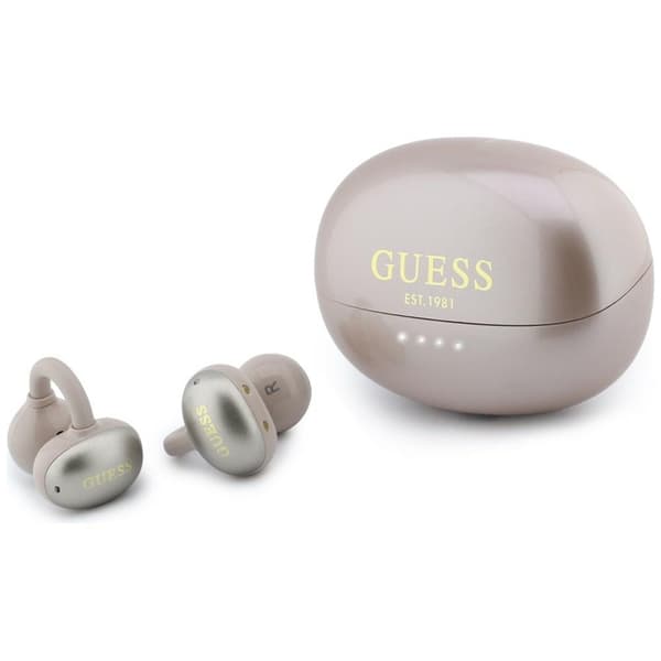 Guess Trådlös Hörlurar In-Ear Metalic Classic Logo - Rosa