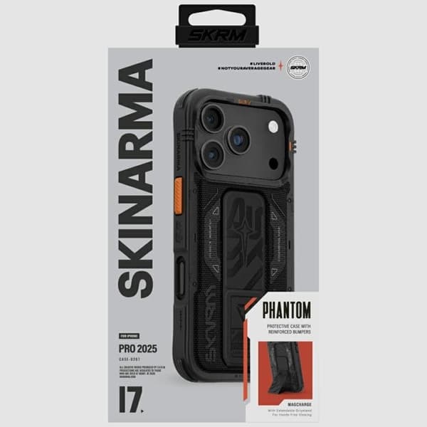 Skinarma Mobilskal till iPhone 17 Pro MagSafe Phantom - Svart Svart