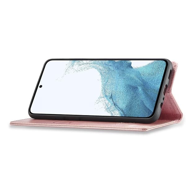 LC.IMEEKE Samsung Galaxy A17 Plånboksfodral Konstläder - Roséguld