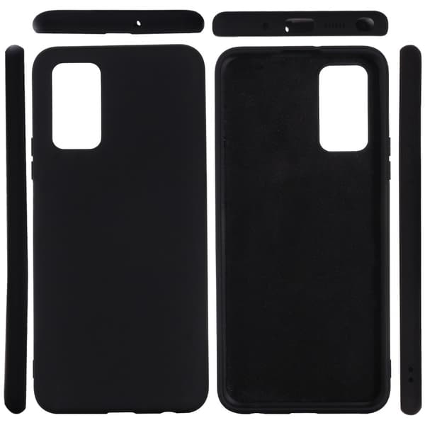 Liquid Silicone Skal Till Galaxy Note 20 - Svart Black