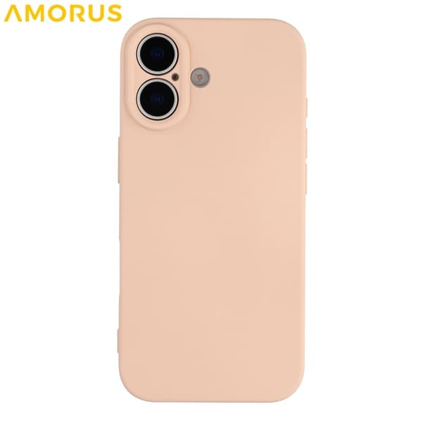 AMORUS Mobilskal till iPhone 17 Precise Cutouts TPU Fiber - Rosa Rosa