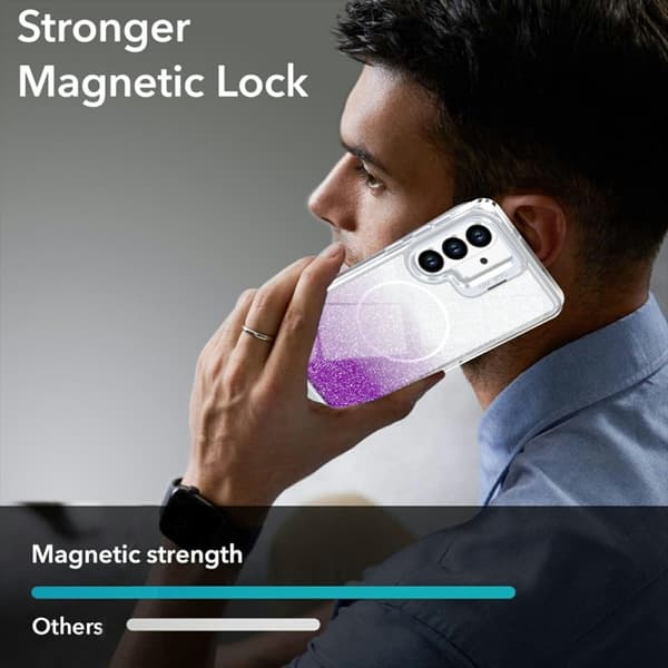 Mobilskal för Samsung Galaxy S26 Plus Magnetiskt TPU PC - Lila