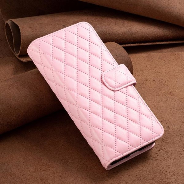 BINFEN COLOR Galaxy Z Fold 4 Pung Etui Rhombus - Pink