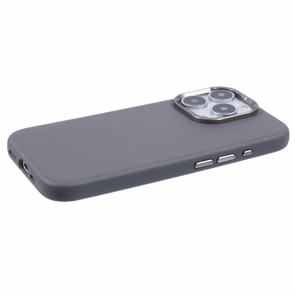 X-LEVEL Mobilskal till iPhone 16 Pro Max MagSafe PU Läder Grå