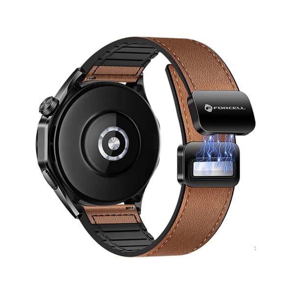Forcell Galaxy Watch 22mm Armband Magnetic - Brun Brun