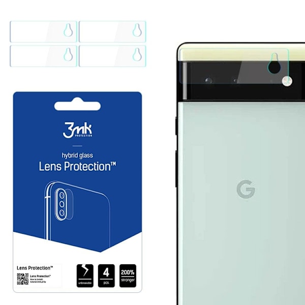 3MK Google Pixel 6    Kameralinskydd Transparent