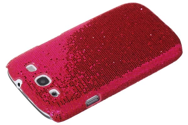 Sparkle Bagcover til Samsung Galaxy S3 i9300 (Magenta) Rosa
