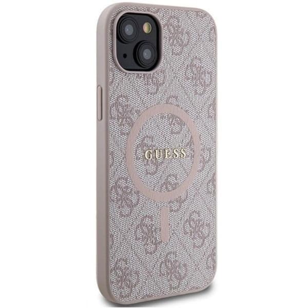 Guess Mobilskal till iPhone 14 Magsafe Classic Rosa