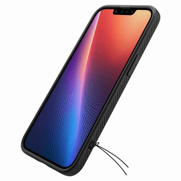 Spigen Mobilskal till iPhone 16e Liquid Air - Matt Svart Svart